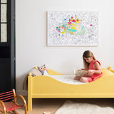 Giant Colouring Poster - Magic