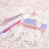 Giant Colouring Poster - Dance