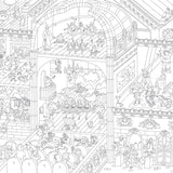 Giant Colouring Poster - Dance