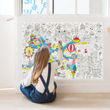 Giant Colouring Poster - Kawaii