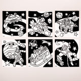 Velvet Colouring - Cosmos