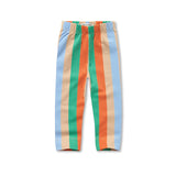 Multi Stripe Leggings - Jade Green + Sesame