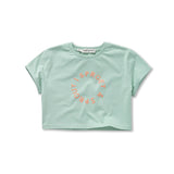 Kids Boxy Fit ‘Sproet’ T-Shirt - Silt Green
