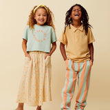 Kids Boxy Fit ‘Sproet’ T-Shirt - Silt Green