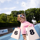 Kids Boxy Ice Cream Champ Sweatshirt - Podium Pink