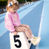 Kids Boxy Ice Cream Champ Sweatshirt - Podium Pink