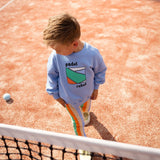 Multi Stripe Leggings - Jade Green + Sesame