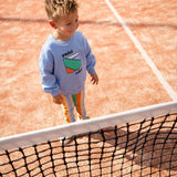 Multi Stripe Leggings - Jade Green + Sesame