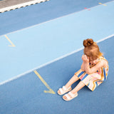 Kids Loose Fit Striped Dress - Sesame