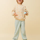 Kids Sprinkle Print Sweatshirt - Sesame