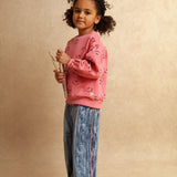 Kids Club Chaos Print Sweatshirt - Pink