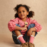 Kids Club Chaos Print Sweatshirt - Pink