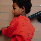 Kids Club Chaos Print Sweatshirt - Red