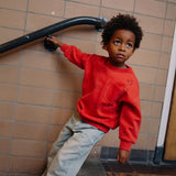 Kids Club Chaos Print Sweatshirt - Red