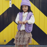 Kids Merino Wool Bodywarmer - Lilac