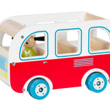 Wooden Bus + Dog Character