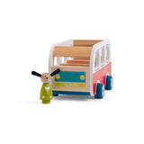 Wooden Bus + Dog Character