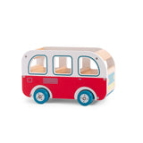 Wooden Bus + Dog Character
