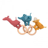 Wooden Giraffe Ring Rattle