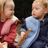 Kids Merino Wool Bodywarmer - Red Velvet - Limited Edition