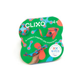 Clixo Itsy Pack - Kids Magnetic Toy - Flamingo/Turquoise - 18 pcs