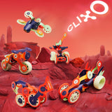 Clixo Mars Rovers Pack Glow-In-The-Dark - Kids Magnetic Toy - 30 pcs