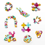 Clixo Tiny & Mighty Pack - Kids Magnetic Toy - Jungle - 9 pcs