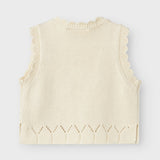 Short Knit Vest - Loose Fit - Turtledove