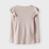 Slim Fit Top - Long Sleeve - Peach Whip