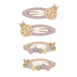 Ladybird + Caterpillar Clic Clacs - Hair Clips - Pack of 4