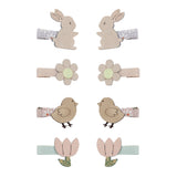 Easter Mini Hair Clips - Pack of 8