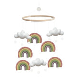 Cot Mobile - Rainbows - Pastel