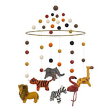 Cot Mobile - Safari Pom Poms