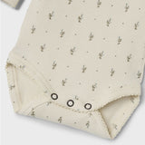 Bodysuit - Blue Flowers - Turtledove