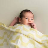 Baby Blanket - Zigzag - Soft Yellow