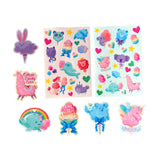 Stickiville Stickers - Fluffy Cotton Candy - Scented Paper