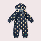 Blue Penguins Hooded Reversible Snug Suit - Navy