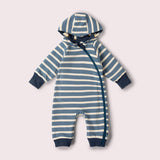 Blue Penguins Hooded Reversible Snug Suit - Navy