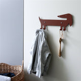 Kids Wall Hook Dog - Brown