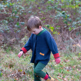 Kids Midnight Snuggly Knitted Cardigan - Navy