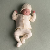 Newborn Knitted Hat - Ecru