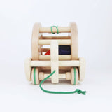 Wooden Snail Shape Sorter + Pull-Along