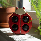 Wooden Ladybug on Wheels – Red