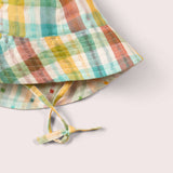 Rainbow Check Reversible Sunhat