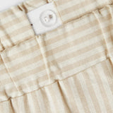 Striped Shorts - Loose Fit - Turtledove