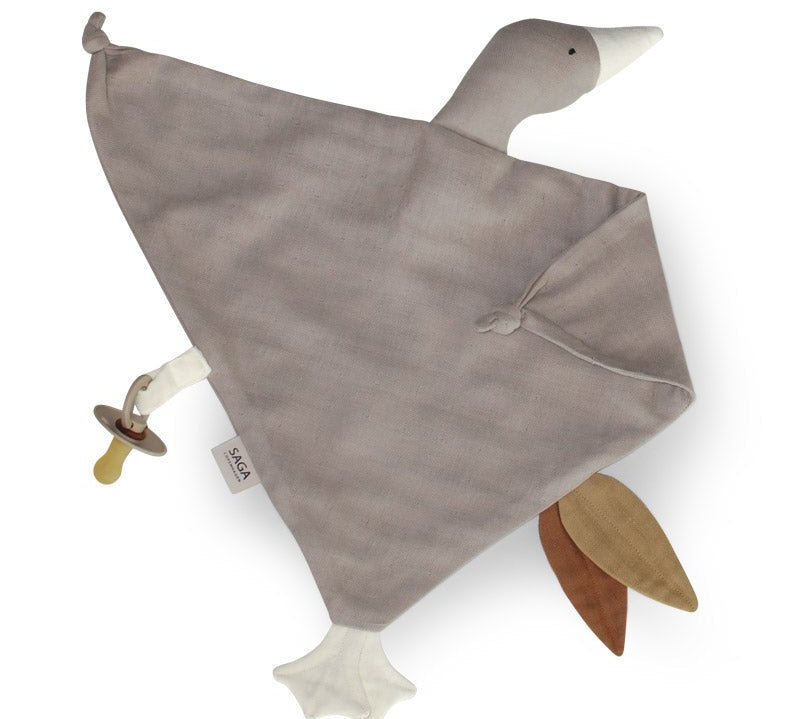 Maypole LaneOrganic Cotton Cuddle Goose - Dove - Maypole LaneMaypole LaneOrganic Cotton Cuddle Goose - Dove