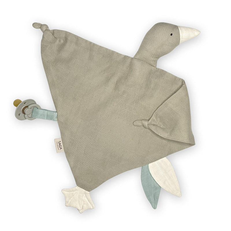 Maypole LaneOrganic Cotton Cuddle Goose - Green Tea - Maypole LaneMaypole LaneOrganic Cotton Cuddle Goose - Green Tea