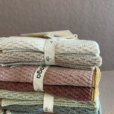 Maypole LaneOrganic Cotton Wash Cloth Set - Shell - Maypole LaneMaypole LaneOrganic Cotton Wash Cloth Set - Shell