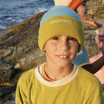 Maypole LaneReversible Knit Beanie - Chartreuse + Sky Blue - Maypole LaneMaypole LaneReversible Knit Beanie - Chartreuse + Sky Blue