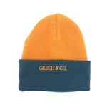 Maypole LaneReversible Knit Beanie - Tuscany + Desert Teal - Maypole LaneMaypole LaneReversible Knit Beanie - Tuscany + Desert Teal